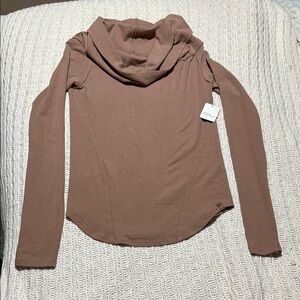 Free People Iris Cowl Neck top